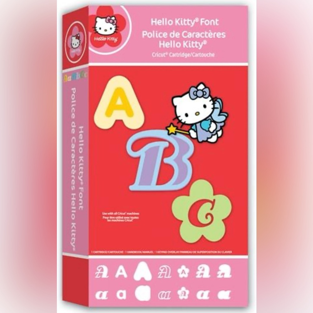 Cricut Hello Kitty font